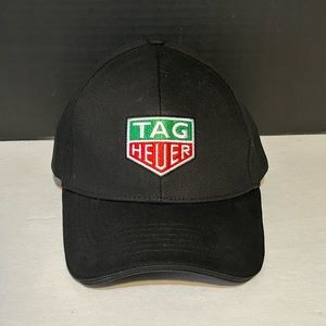 Tag Heuer Black Novelty Cap Rare Adjustable